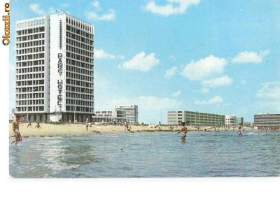 CP184-86 Mamaia -Hotelul ,,Parc&amp;quot; (RPR) -scrisa 1963, necirculata foto
