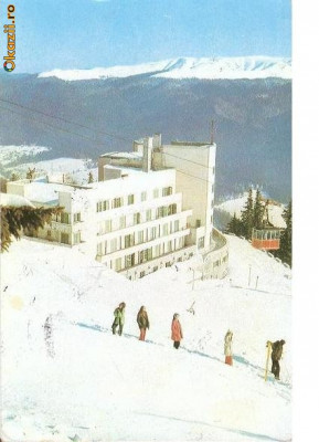 CP184-35 Sinaia -Hotel Alpin Cota 1400 -circulata 1992 foto