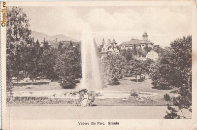 B11517 Sinaia Vedere din Parc foto
