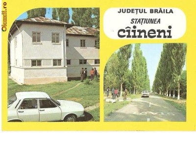 CP185-82 Statiunea Caineni, jud. Braila -circulata 1984 foto