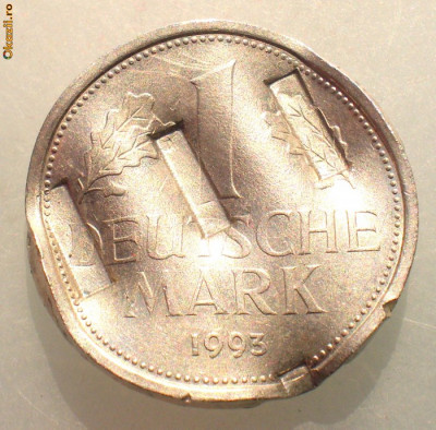 1.243 GERMANIA 1 DEUTSCHE MARK 1993 G DEMONETIZATA foto