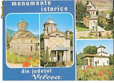 CP186-13 Monumente istorice jud. Valcea -carte postala necirculata foto