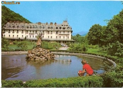 CP187-15 Calimanesti -Vedere din parc -carte postala necirculata foto