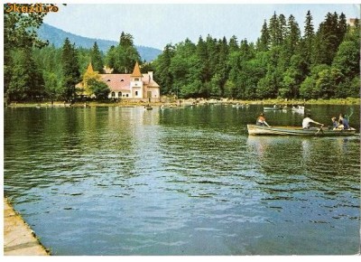 CP187-25 Baile Tusnad. Lacul Ciucas -carte postala necirculata foto