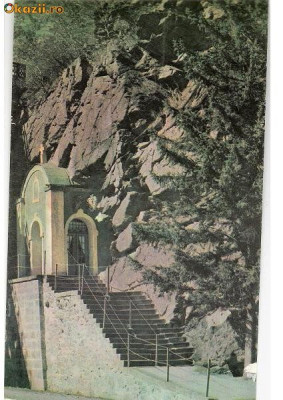 CP187-62 Schitul Piatra Scrisa, comuna Armenis -carte postala necirculata foto