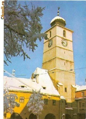 CP187-98 Turnul Sfatului -Sibiu -carte postala necirculata foto