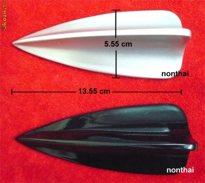 antena decor bmw argintie sau neagra aripa rechin autoadeziva foto