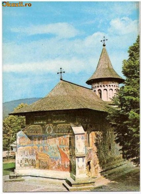 CP188-41 Biserica Voronet -carte postala necirculata foto