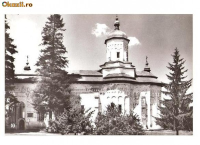 CP189-93 Biserica manastirii Probota (ctitoria lui Petru Rares) -RPR -carte postala necirculata foto