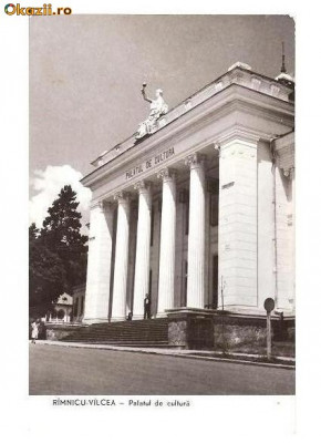 CP189-67 Ramnicu Vilcea -Palatul de cultura -RPR -carte postala circulata 1961 foto