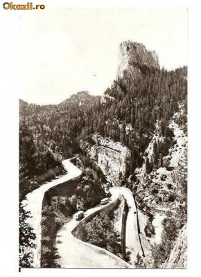 CP189-84 Serpentine in Cheile Bicazului -carte postala circulata 1970 foto