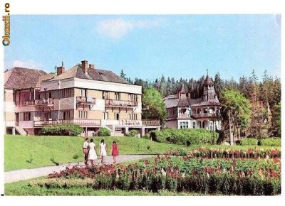CP190-27 Borsec -Vedere din statiune -RPR -carte postala circulata 1961 foto