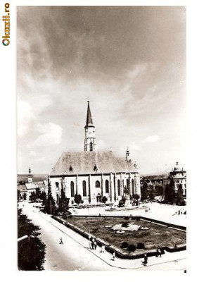 CP190-39 Cluj. Catedrala Sf.Mihail -carte postala circulata 1967 foto