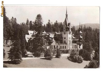 CP190-42 Sinaia -Muzeul Peles -RPR -carte postala circulata 1963? foto