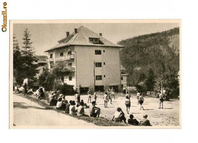 CP190-97 Tusnad -Casa de odihna -RPR -sepia -carte postala scisa, dar necirculata(volei) foto