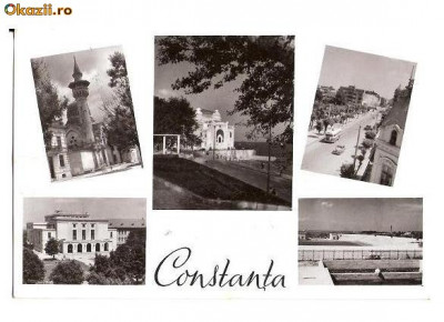 CP191-38 Constanta -RPR -carte postala circulata 1959 foto