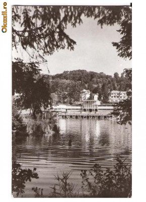 CP191-22 Sovata -Lacul ,,Ursu&amp;quot; -RPR -carte postala circulata 1965 foto