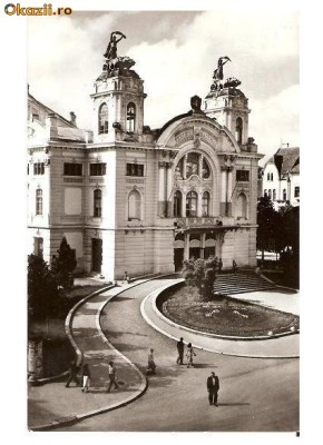 CP191-44 Cluj. Teatrul National -carte postala circulata 1972 foto