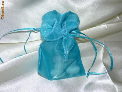 Saculet Organza Marturii Nunta Disponibil Orice Cantitate Arhiva