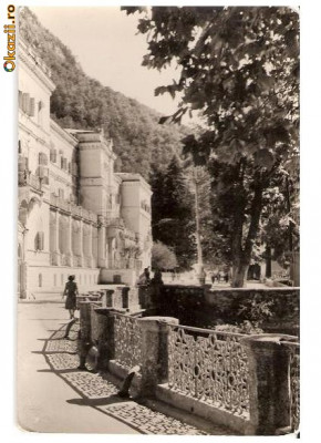 CP191-84 Baile Herculane -Sanatoriul balnear -RPR -carte postala necirculata foto