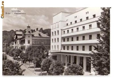 CP191-52 Govora. B-dul T.Vladimirescu -RPR -carte postala circulata 1962 foto