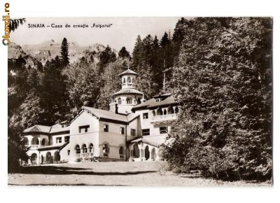 CP191-85 Sinaia -Casa de creatie ,,Foisorul&amp;quot; -RPR -carte postala circulata 1964 foto
