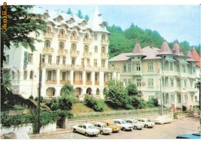 CP192-47 Slanic-Moldova -Vilele Palas si Caprioara -carte postala scrisa, dar necirculata foto