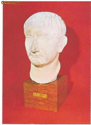 CP194-94 Bustul Imparatului Traian -Muzeul National de Istorie -carte postala necirculata foto