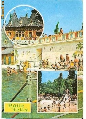 CP193-59 Baile Felix -carte postala circulata 1974 foto