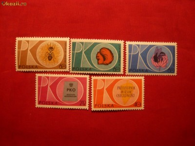 SERIE- SAPTAMANA ECONOMIEI 1961 POLONIA ,5 val. foto