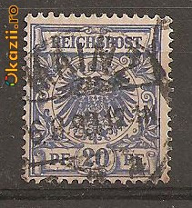 TSD03 GERMANIA, 20 Pf. / 1889 / OBLITERARE LIZIBILA foto