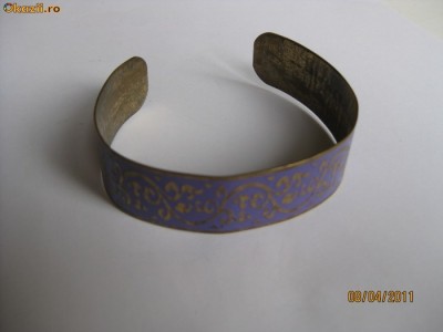 BRATARA FASHION ARABA DIN ALAMA PICTATA foto