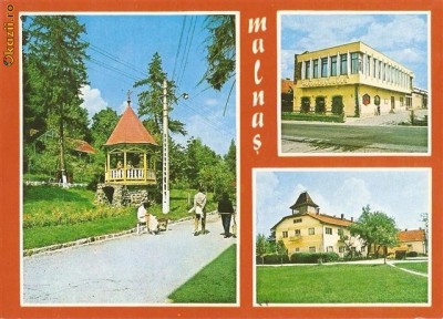 S12954 Malnas vedere generala Complexul comercial Vila nr 5 necirculata foto