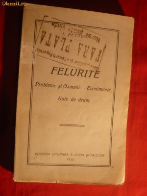 I.PETROVICI - FELURITE -Prima Editie -1928 foto