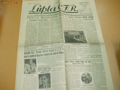 Ziar LUPTA CFR 02 06 1946 foto