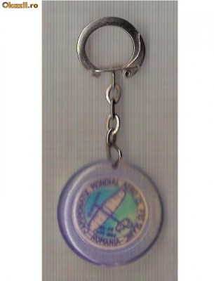 100 Breloc pentru colectionari -CAMPIONATUL MONDIAL AERO CL F1D SLANIC -ROMANIA foto