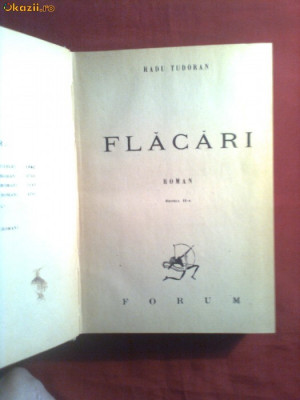 RADU TUDORAN - FLACARI -Ed.a II a- Forum 1947 foto