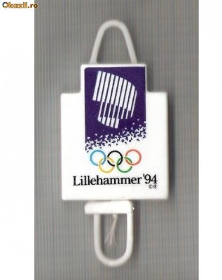 153 Breloc pentru colectionari -Olimpic -LILEHAMMER `94 foto