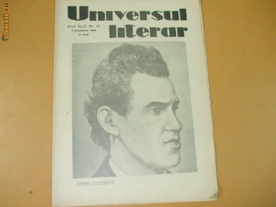 Revista UNIVERSUL LITERAR 0***CHAPLIN Reducere 30 % foto