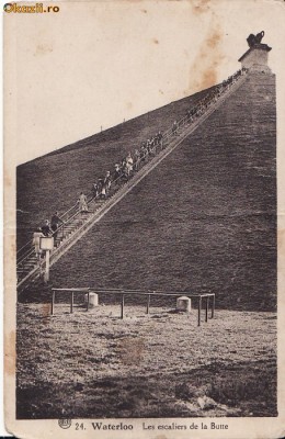 Belgia-Ilustrata tema Napoleon Bonaparte-Waterloo foto