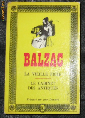 Balzac La vieille fille * Le cabinet des antiques Gallimard 1964 foto