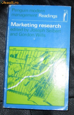 Marketing Research Selected Readings ed. by J Seibert &amp;amp;amp; G. Wills Pinguin Books 1970 foto