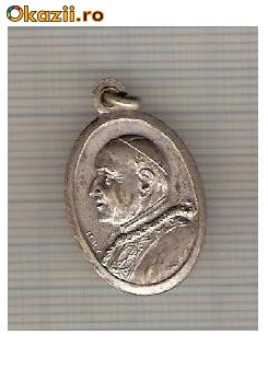 CIA 243 Medalie (medalion) religios(Italia -Vatican) -dimensiuni, 26X16 milimetri foto