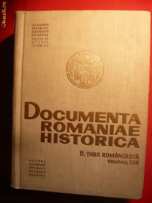 Documenta Romaniae Historica - Tara Romaneasca 1628-1629 foto