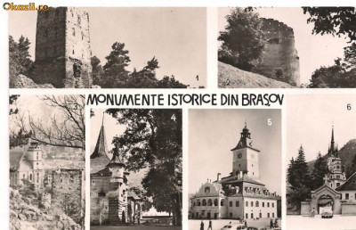 Ilustrata-Monumente istorice din Brasov foto