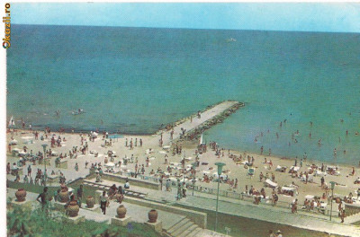 carte postala(ilustrata)-EFORIE SUD-Pe plaja foto
