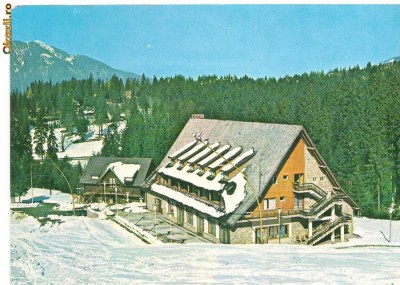 carte postala(ilustrata)-PREDEAL-Cabana Clabucet sosire foto