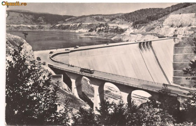 carte postala(ilustrata)-BICAZ-Barajul hidrocentralei foto