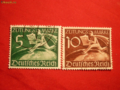 Serie-Posta Externa 1939 Germania nazista ,2 val.stamp. foto