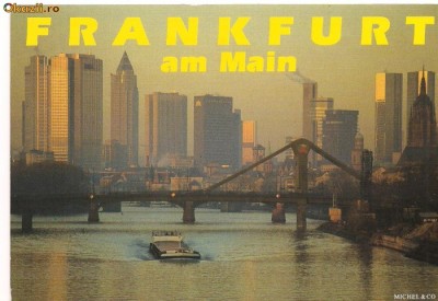 carte postala(ilustrata)-FRANKFURT am Main (1) foto